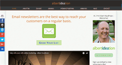 Desktop Screenshot of albertideation.com